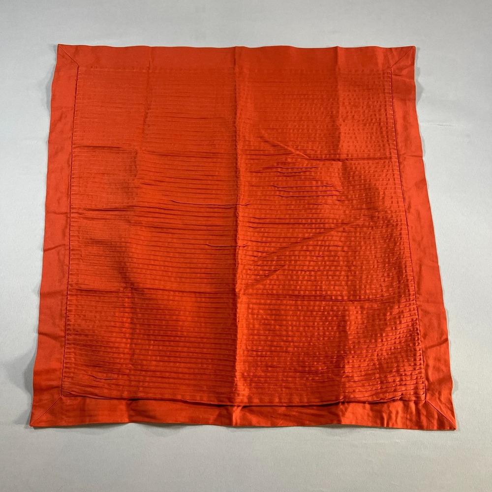 Raymond Waites Decorative Pillowcase 26" X 26" Brown Cotton Sateen Bordered Edge